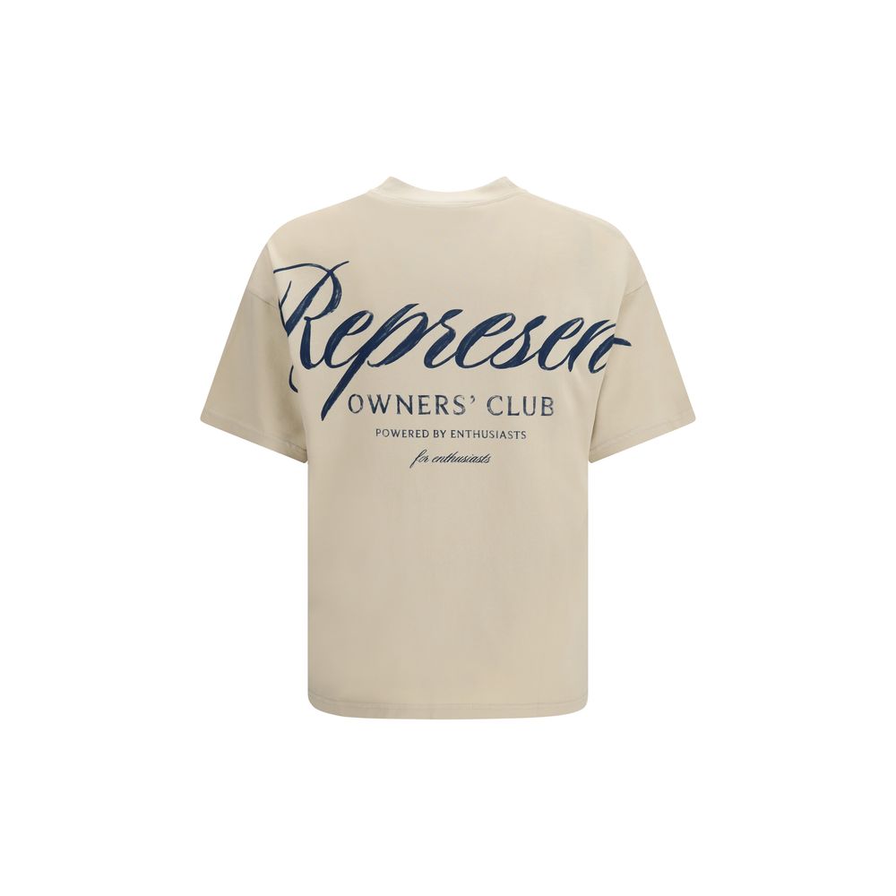 Represent Beige Cotton Sweatshirt - Timeless Luxury Essentials