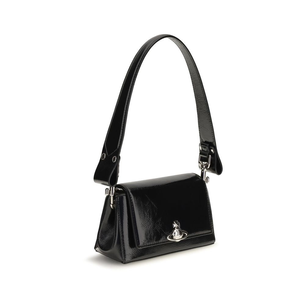 Vivienne Westwood Black Calf Leather Handbag - Timeless Luxury