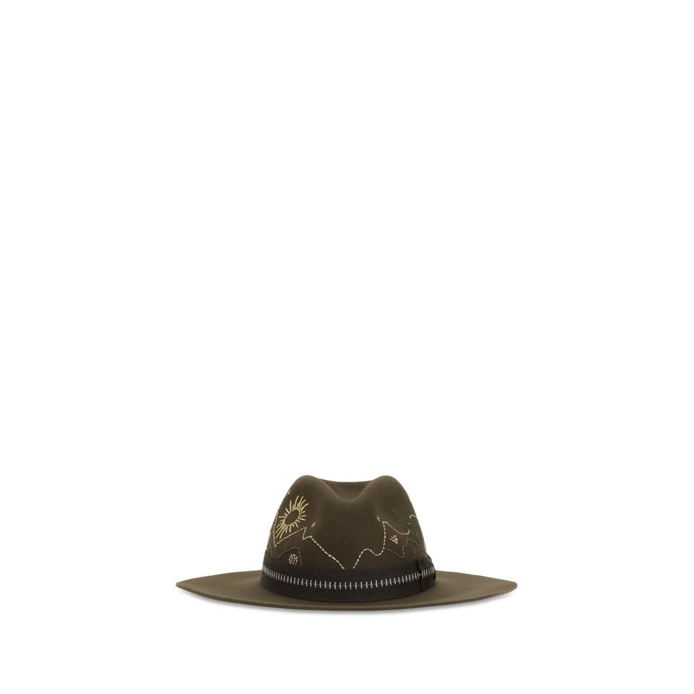 Golden Goose Bicolor Wool Fedora - Timeless Luxury Accessory