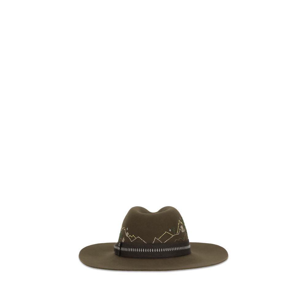 Golden Goose Bicolor Wool Fedora - Timeless Luxury Accessory
