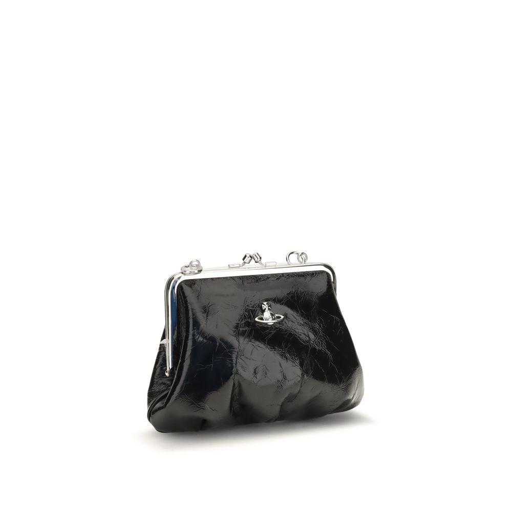 Vivienne Westwood Black Calf Leather Bos Taurus Wallet - Luxury Redefined