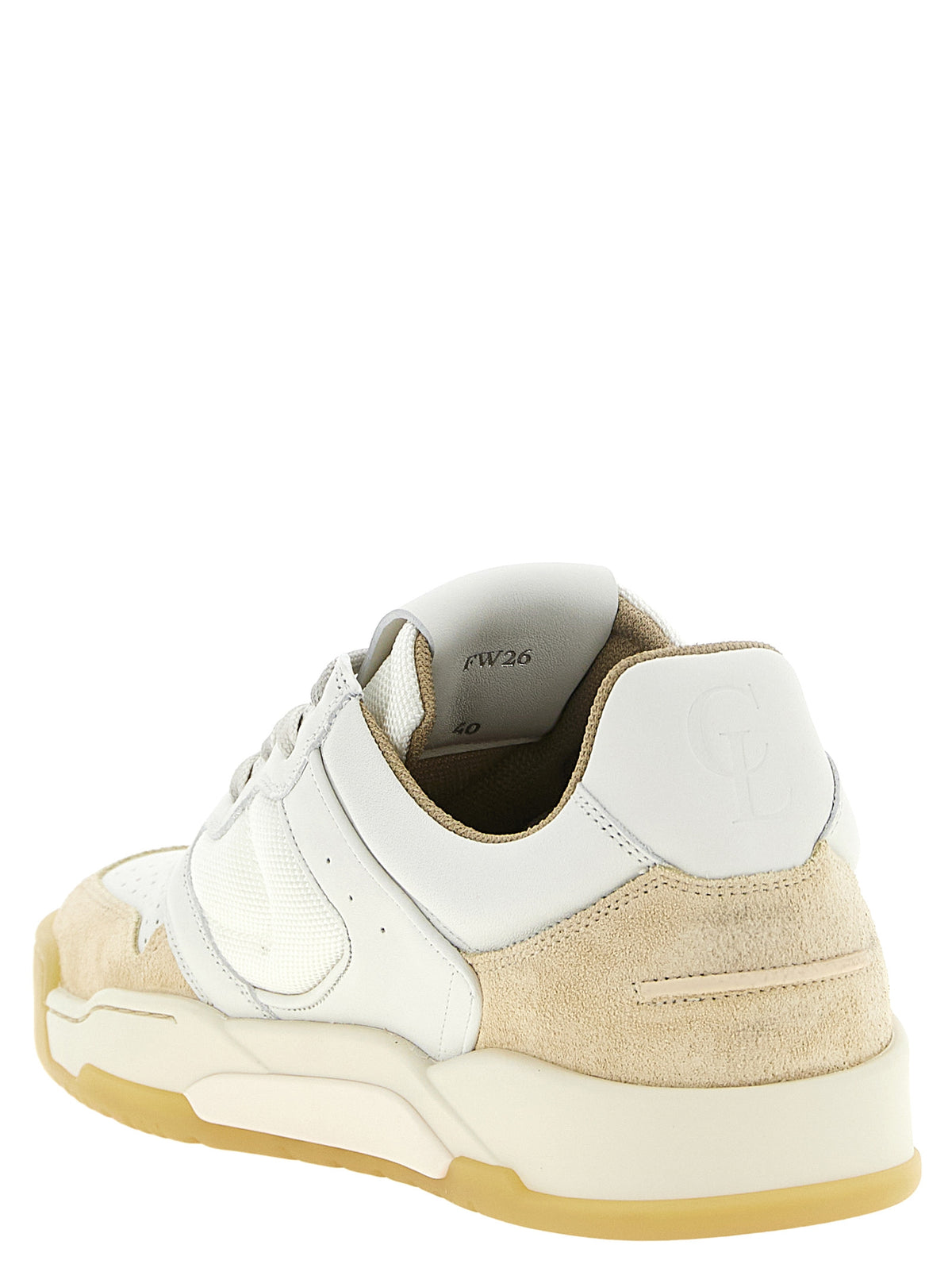 Christian Louboutin Beige Calfskin Low Top Sneakers - Luxury Fashion