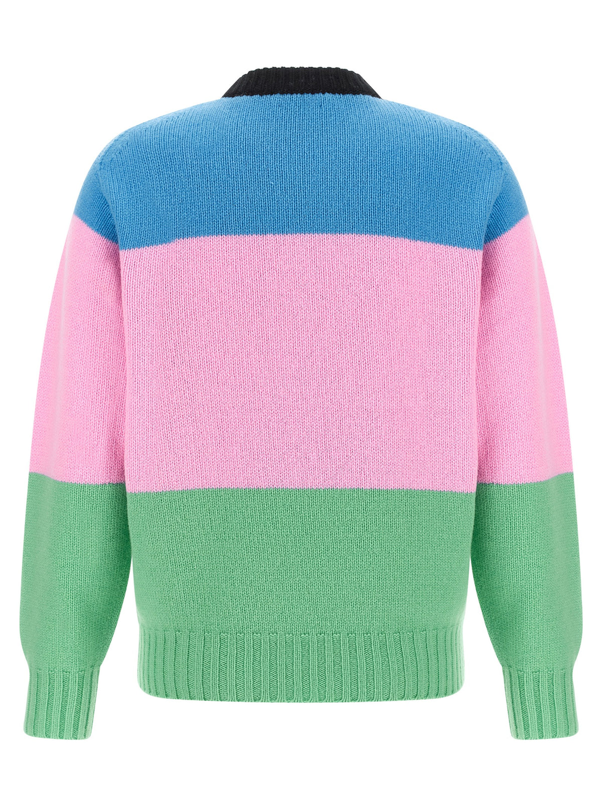 Elevate your style with the J.W.Anderson Multicolor Wool Cardigan, a masterclass in luxurious craftsmanship and bold design, perfect for the discerning wardrobe.