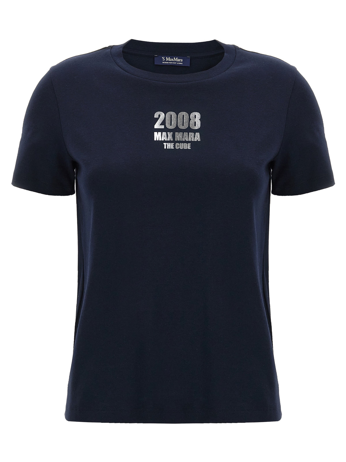 Elevate your wardrobe with the MAX MARA ‘S’ Quieto T-shirt, a luxurious cotton staple featuring a striking front print, perfect for effortless elegance.