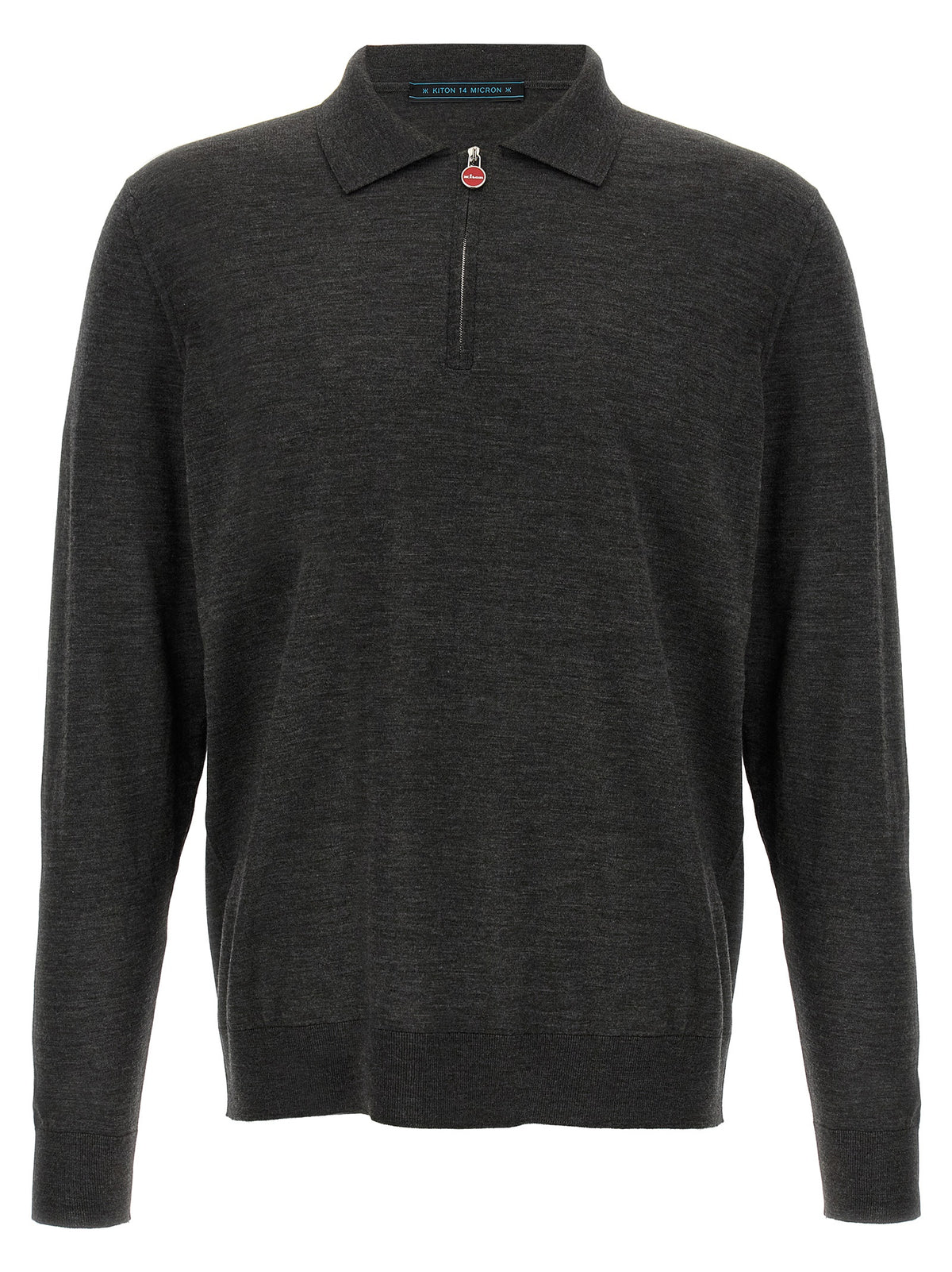 Discover the Kiton Gray Wool Polo Shirt, a blend of luxurious craftsmanship and contemporary style, perfect for those who appreciate elegance in every detail.