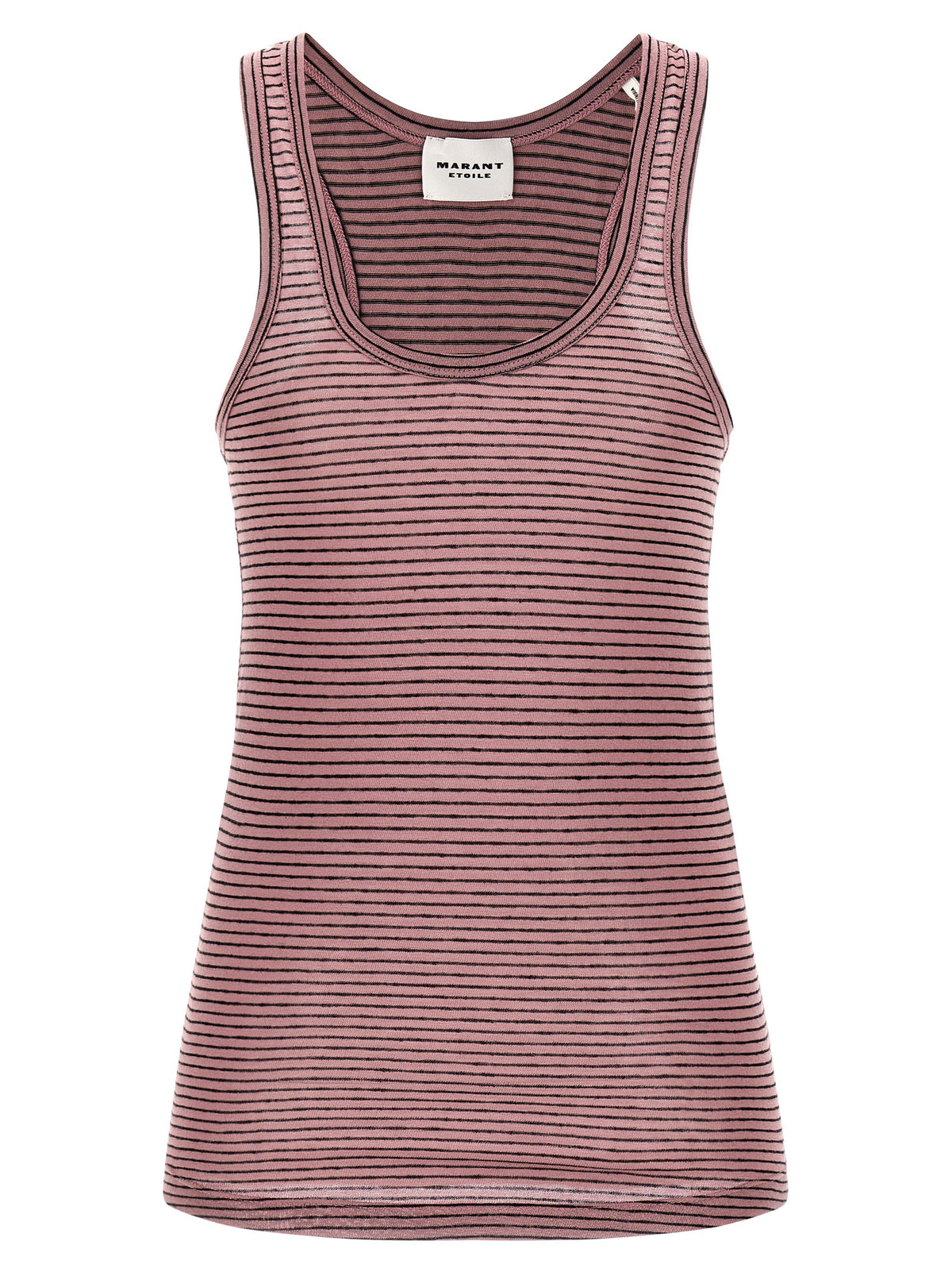 Elevate your wardrobe with the Isabel Marant Étoile Multicolor Cotton Sleeveless T-Shirt, a testament to exquisite craftsmanship and timeless style, perfect for every season.