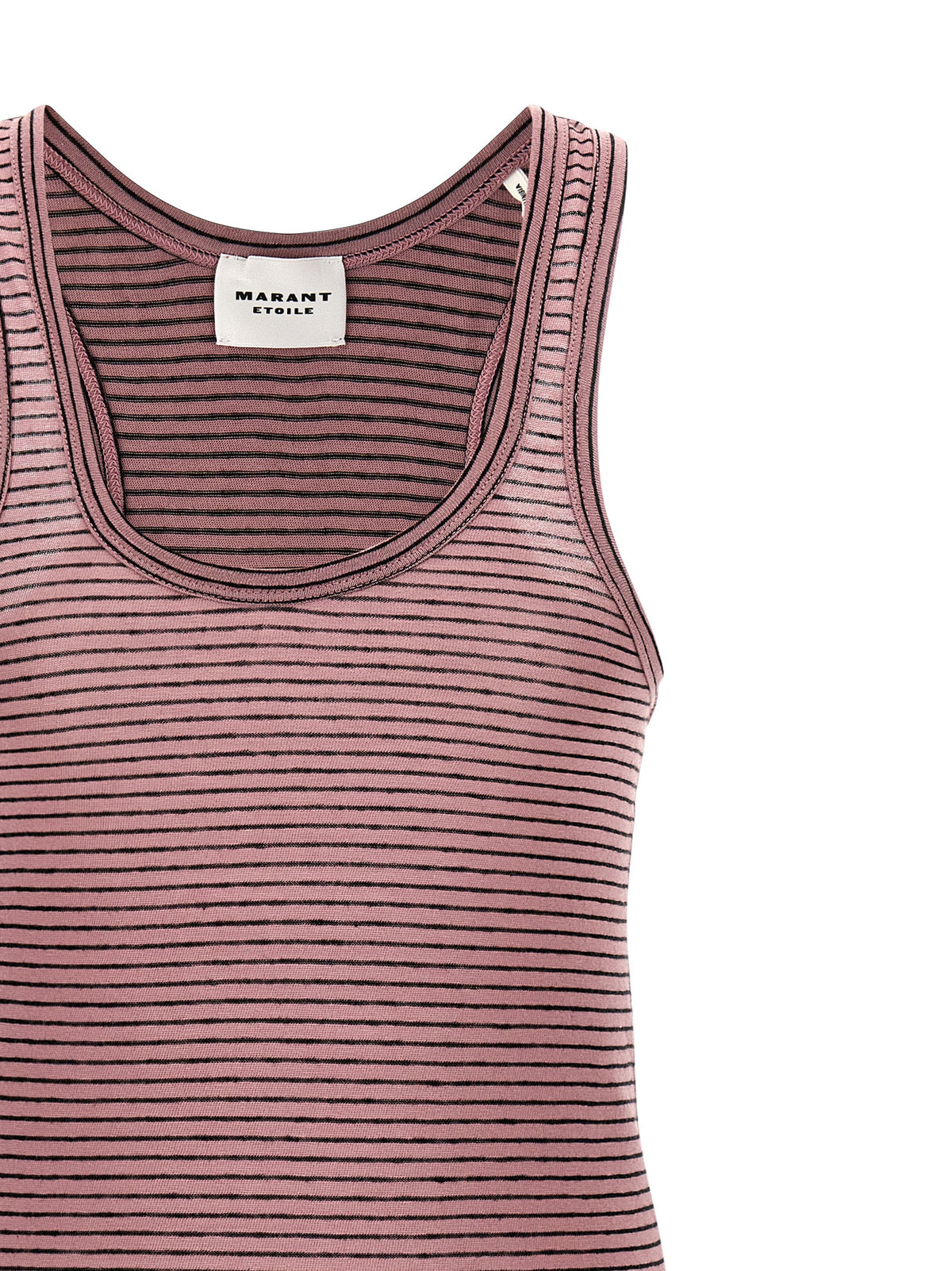 Elevate your wardrobe with Isabel Marant Étoile's Thea tank top, a luxurious blend of soft cotton and striking multicolor stripes, perfect for timeless elegance.