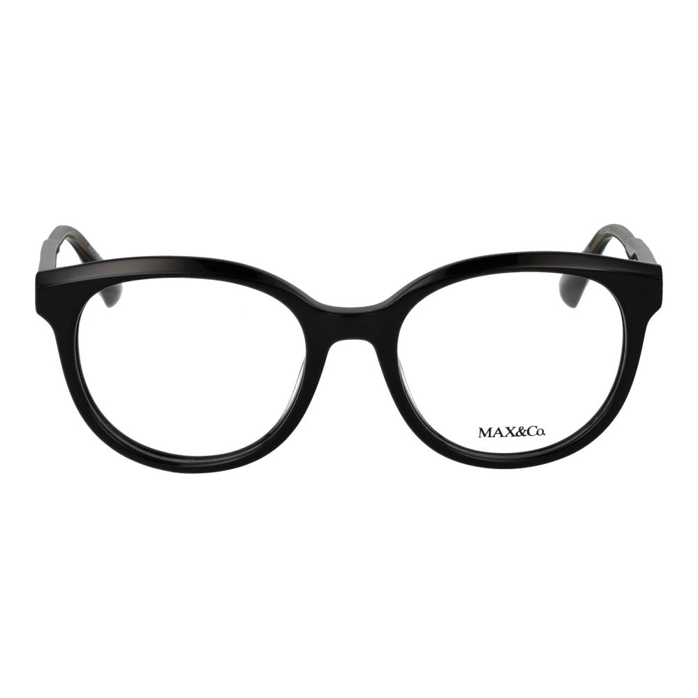 Discover the Max & Co Black Acetate Glasses, a symbol of elegance and sophistication, crafted for those who appreciate timeless luxury and exquisite design.