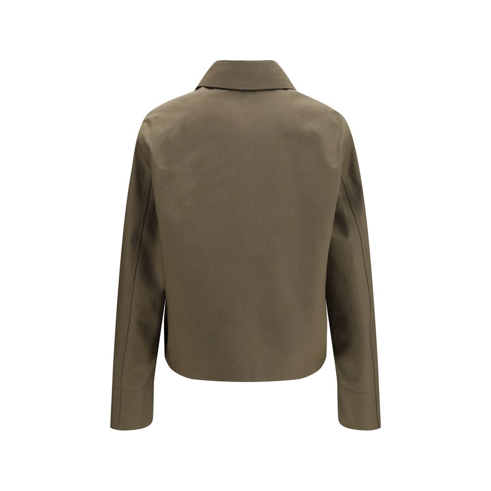 Discover the Fendi Bicolor Polyester Shell Jacket, a masterpiece of Italian craftsmanship featuring the iconic FF Zucca motif, perfect for those who embrace elegance and sophistication.