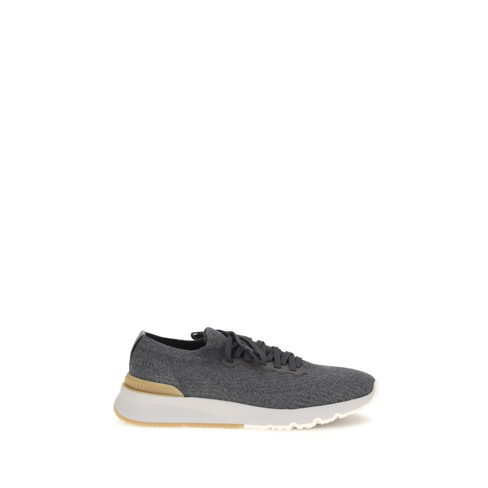 Discover the Brunello Cucinelli Blue Cotton Low Top Sneakers, where exquisite craftsmanship meets contemporary elegance, perfect for those who embody luxury and sophistication.