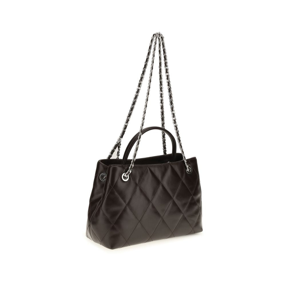 Tory Burch Brown Calf Leather Shoulder Bag - Timeless Luxury