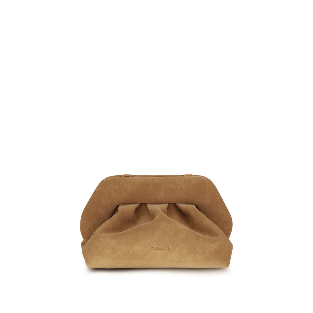 THEMOIRè Beige Nubuc Leather Clutch Bag - Timeless Italian Elegance