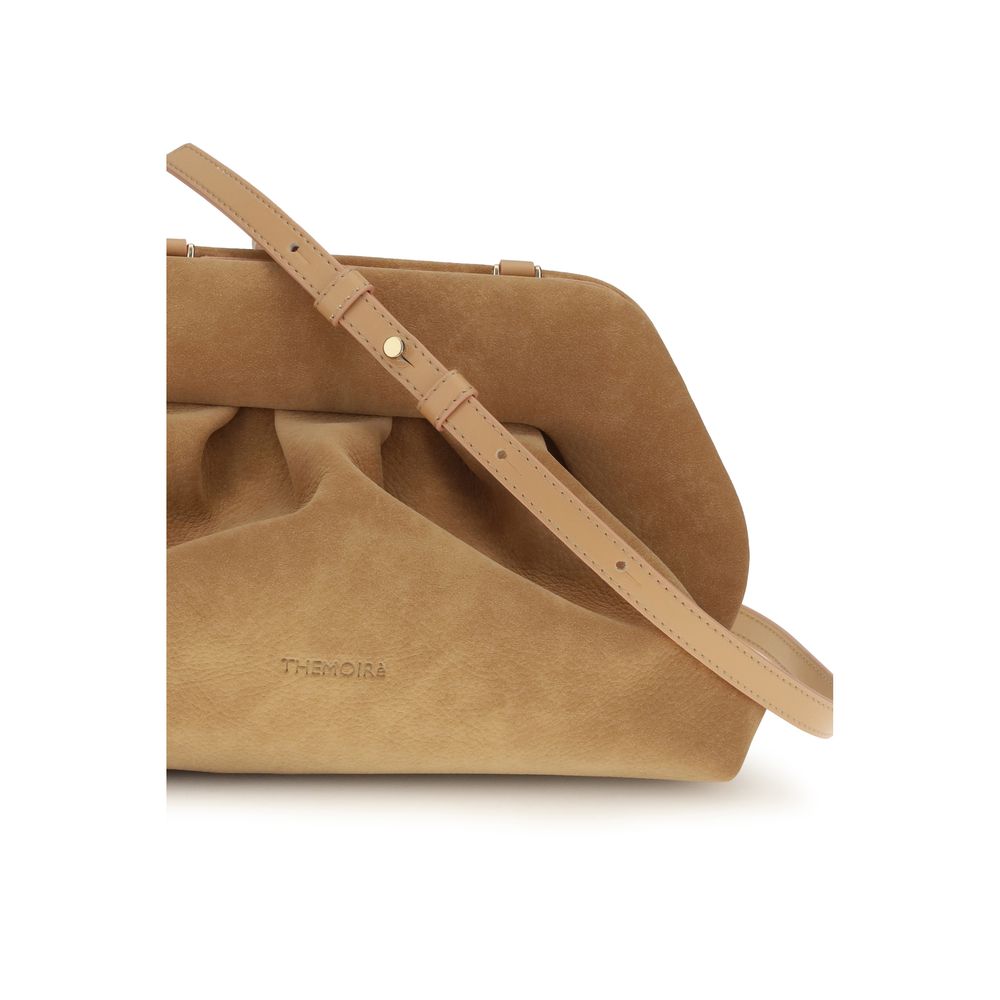 THEMOIRè Beige Nubuc Leather Clutch Bag - Timeless Italian Elegance