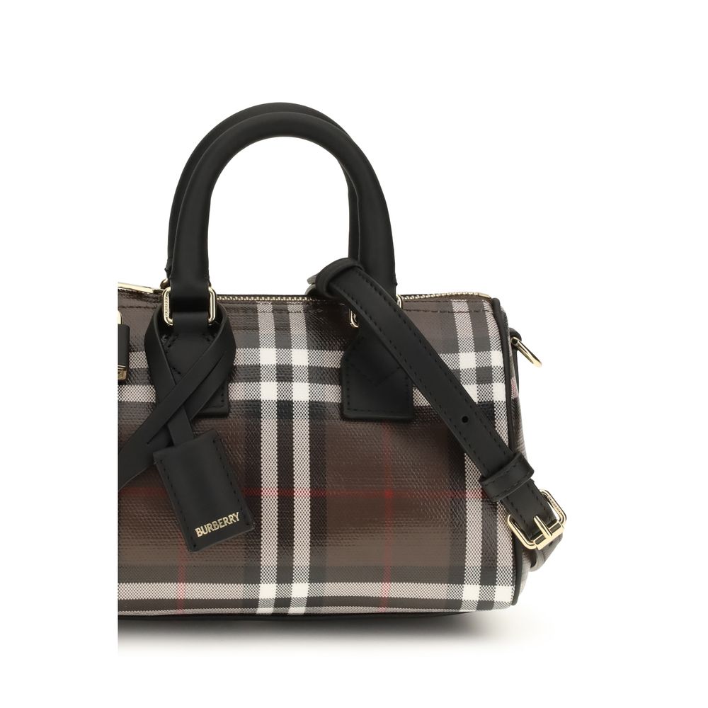 Burberry Brown Cotton Shoulder Bag
