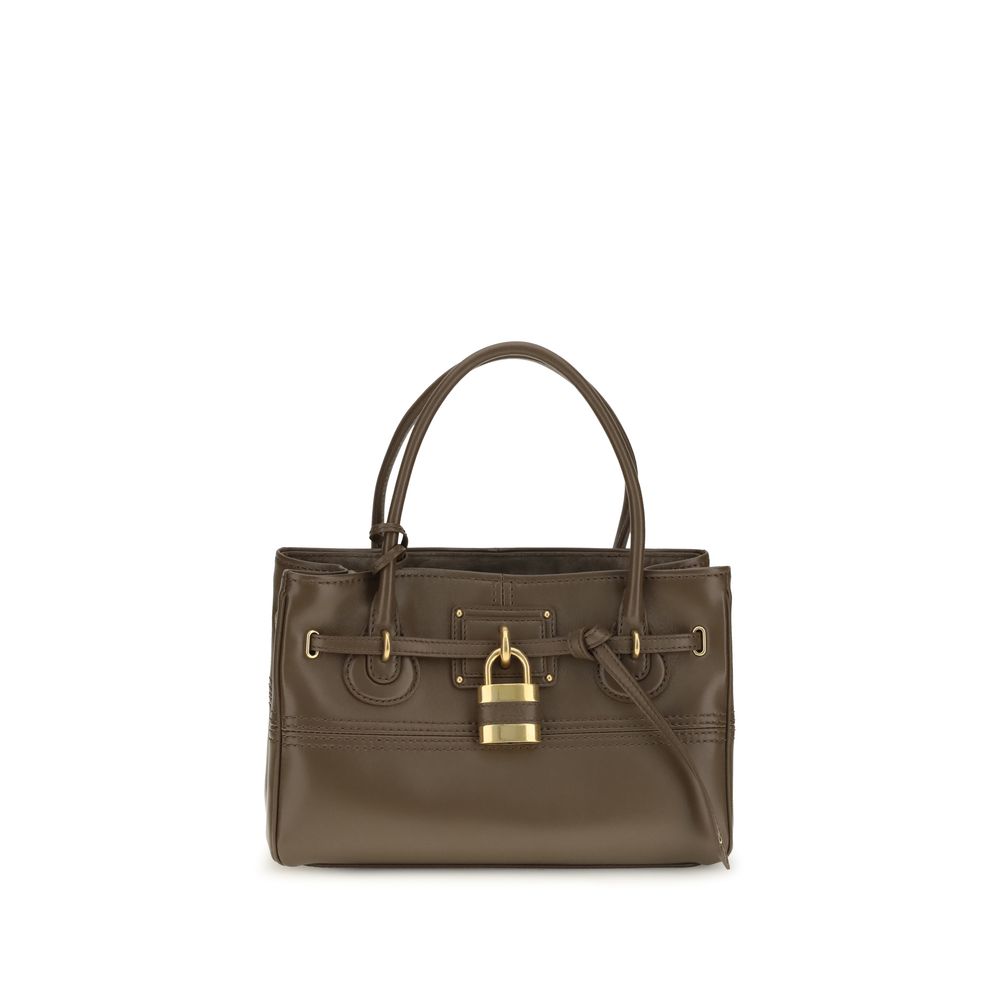 Chloé Brown Buffalo Leather Shoulder Bag - Timeless Luxury Elegance