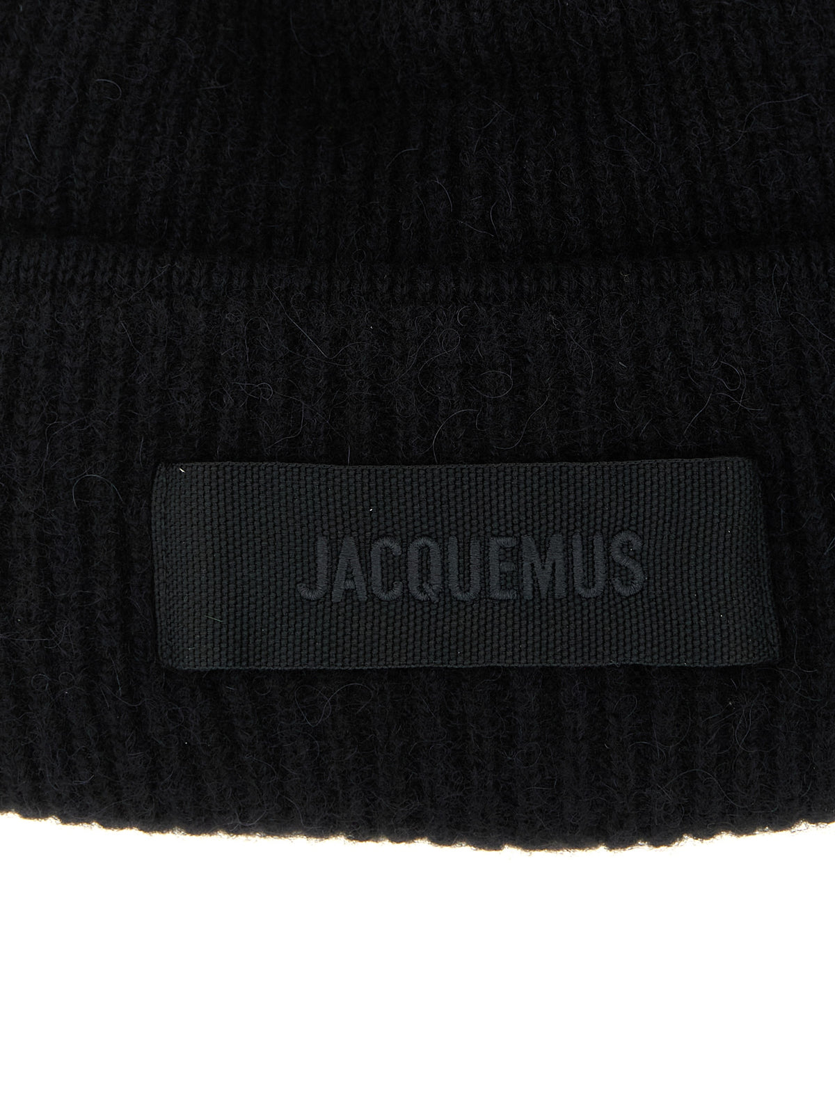 Jacquemus Black Wool Beanie - Timeless Luxury for Modern Elegance