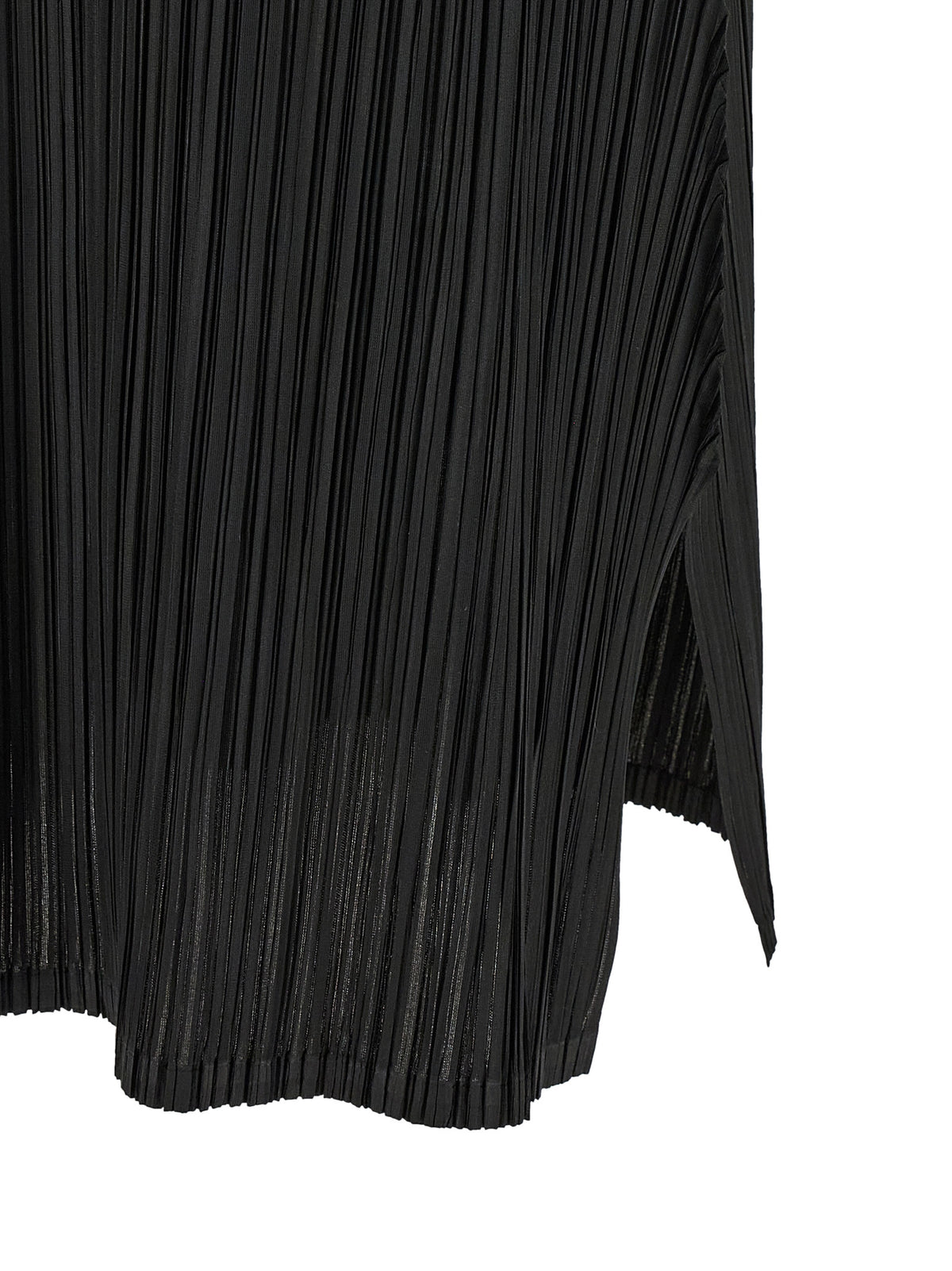 PLEATS PLEASE ISSEY MIYAKE Black Midi Dress - Timeless Luxury Elegance