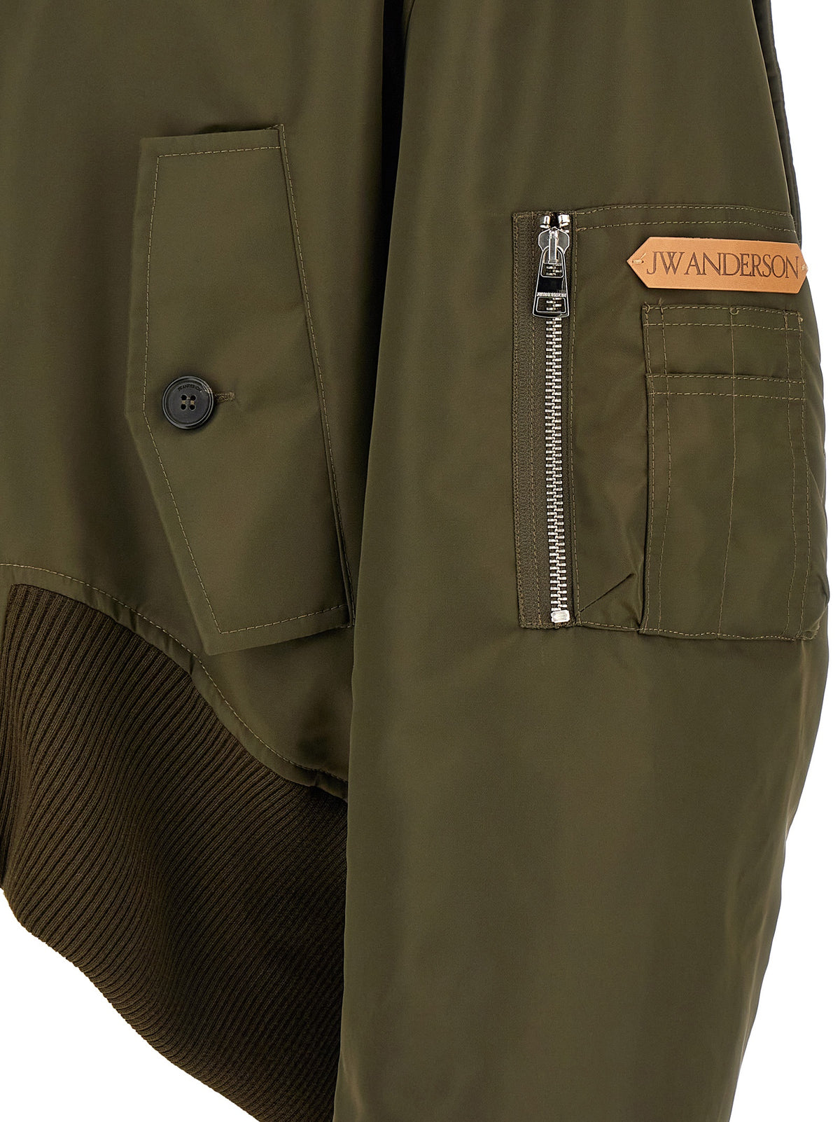 J.W. Anderson Bicolor Bomber Jacket - Italian Luxury Fashion