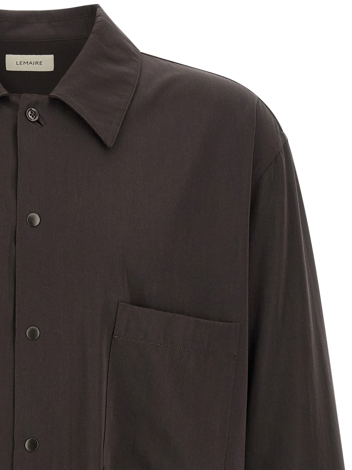 Lemaire Brown Wool Blouse - Timeless Luxury Redefined
