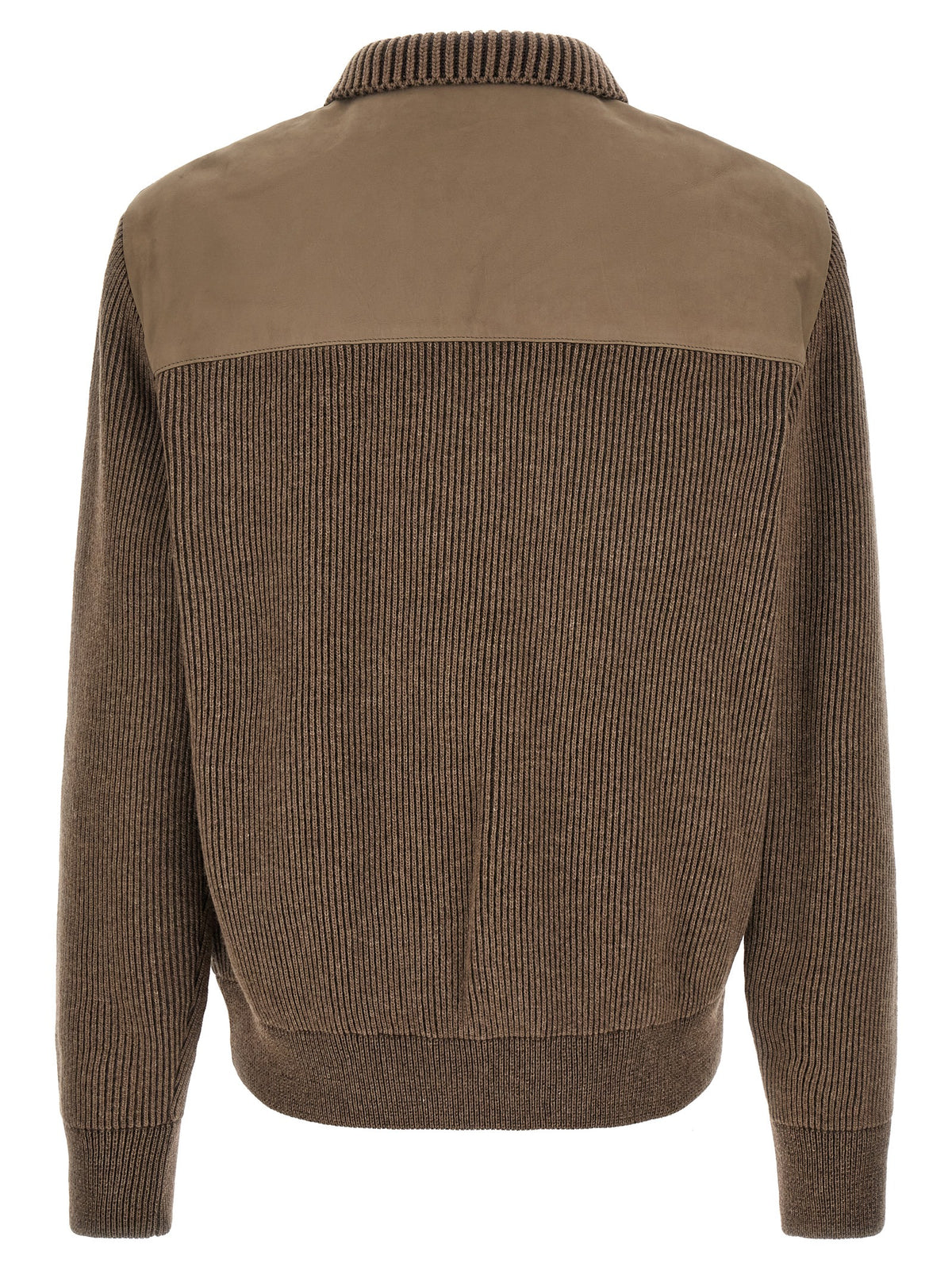 Brioni Brown Calfskin Leather Jacket - Timeless Luxury Statement
