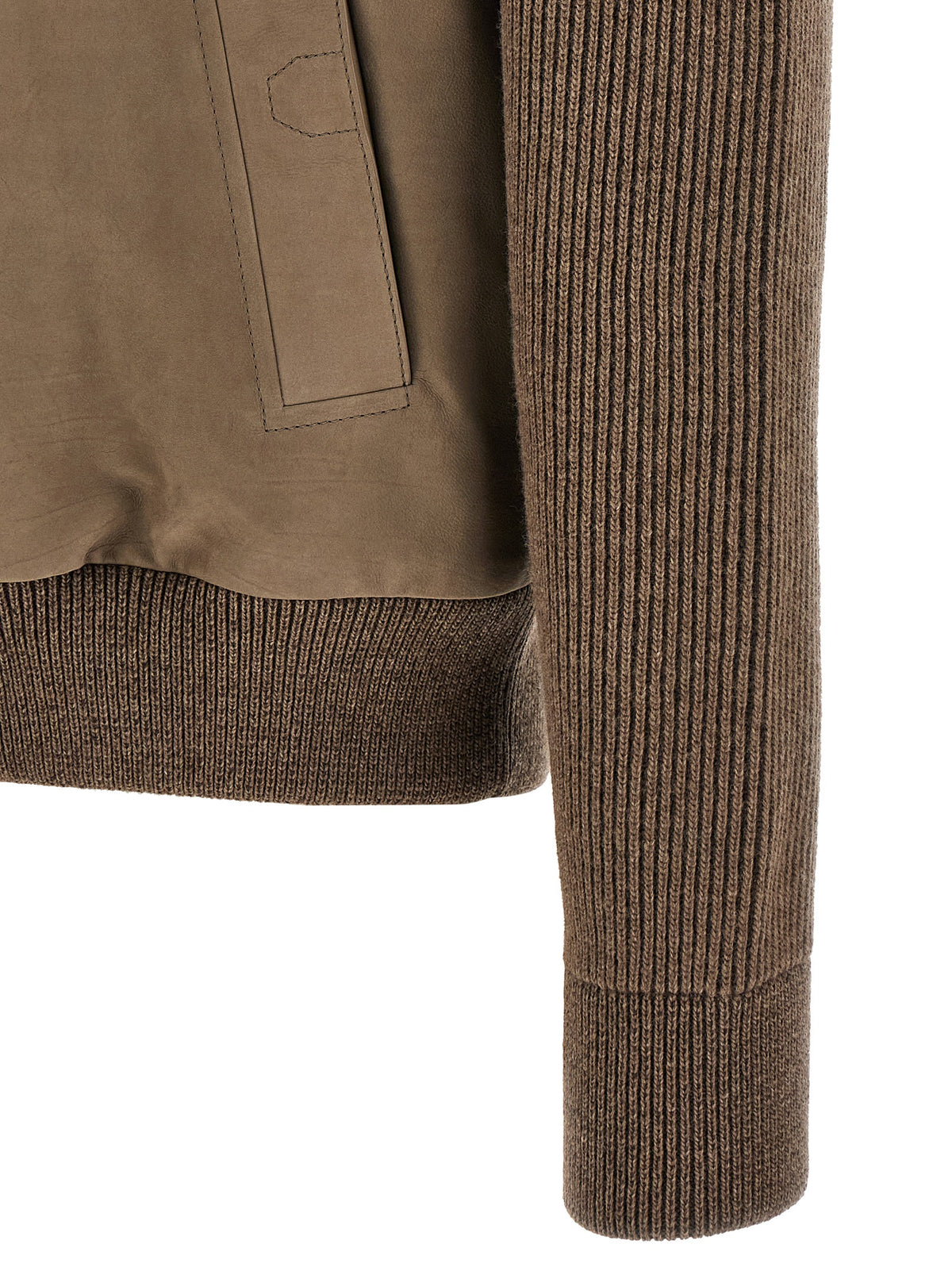Brioni Brown Calfskin Leather Jacket - Timeless Luxury Statement