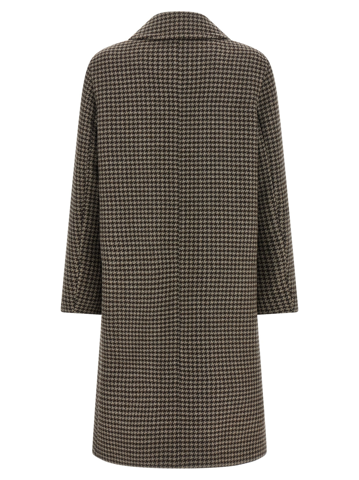 Tagliatore Brown Virgin Wool Coat - Timeless Luxury Elegance