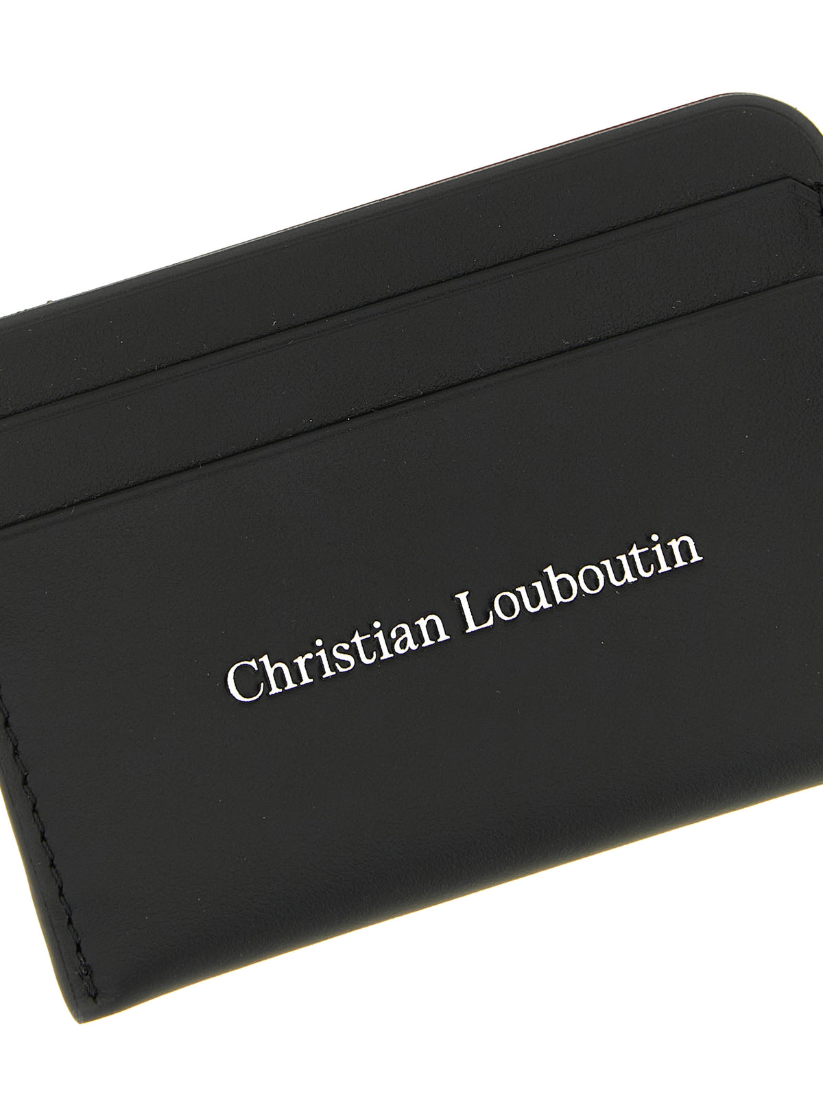 Christian Louboutin Black Calfskin Cardholder - Luxe Elegance