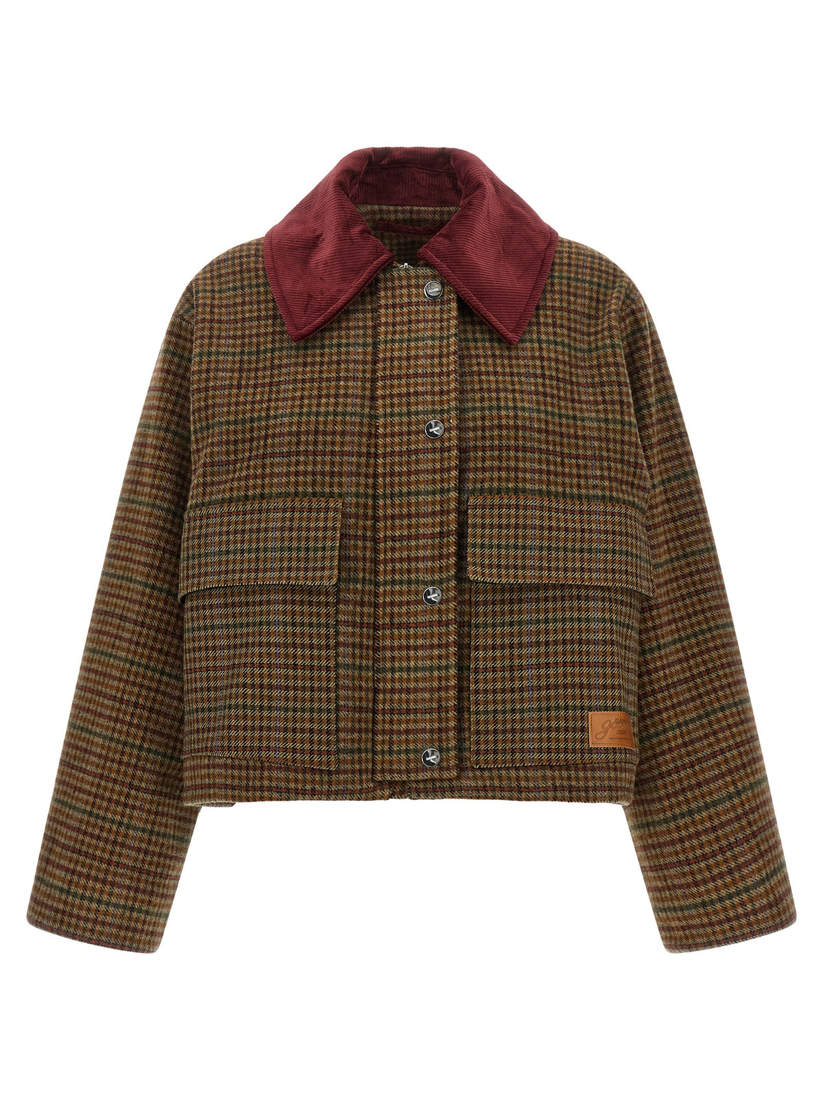 Ganni Brown Wool Full-Length Jacket - Timeless Luxury Fashion
