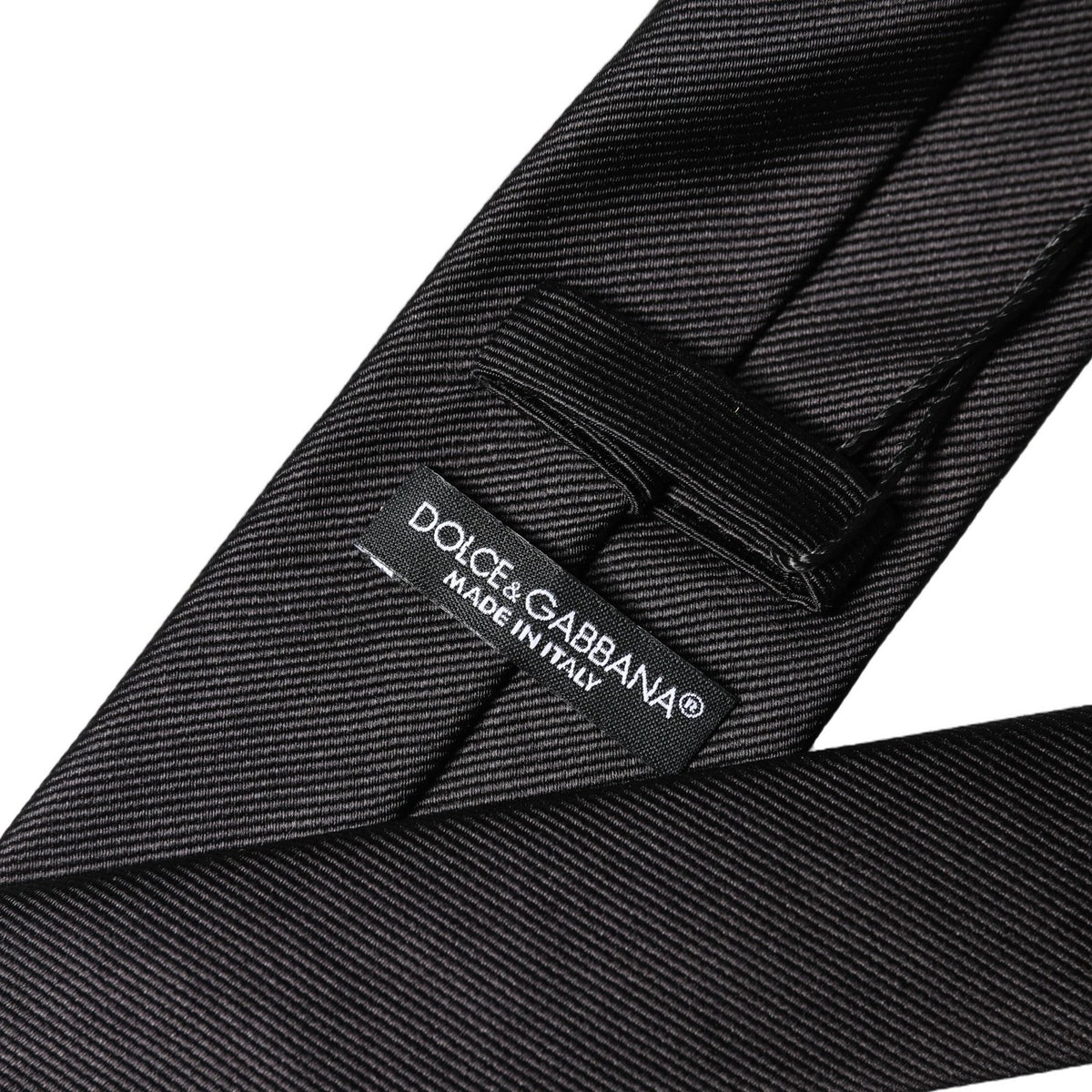 Dolce & Gabbana Black Silk Necktie - Timeless Luxury Accessory