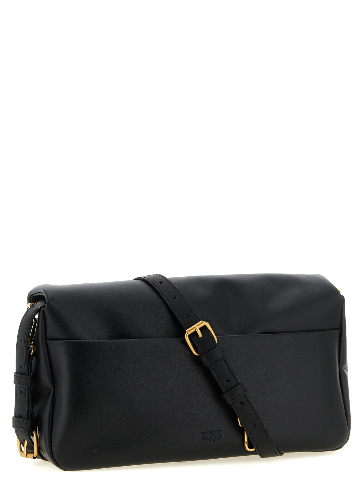 PINKO Black Lamb Leather Crossbody Bag - Exquisite Luxury Accessory