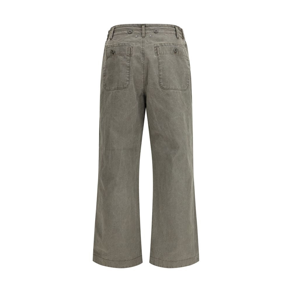 Golden Goose Bicolor Cotton Casual Pants - Effortless Luxury