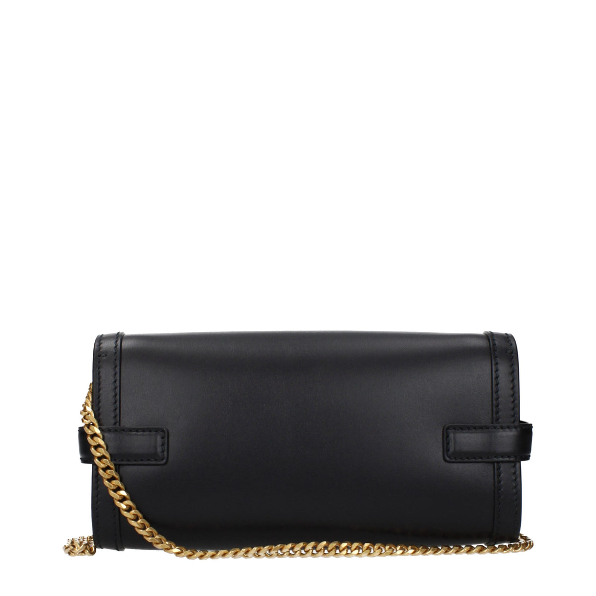Balmain Black Leather Clutch Bag - Timeless Luxury Redefined
