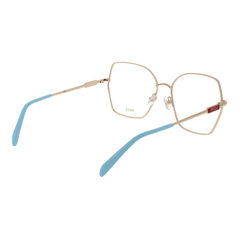 Emilio Pucci Red Metal Glasses - Timeless Luxury Accessory