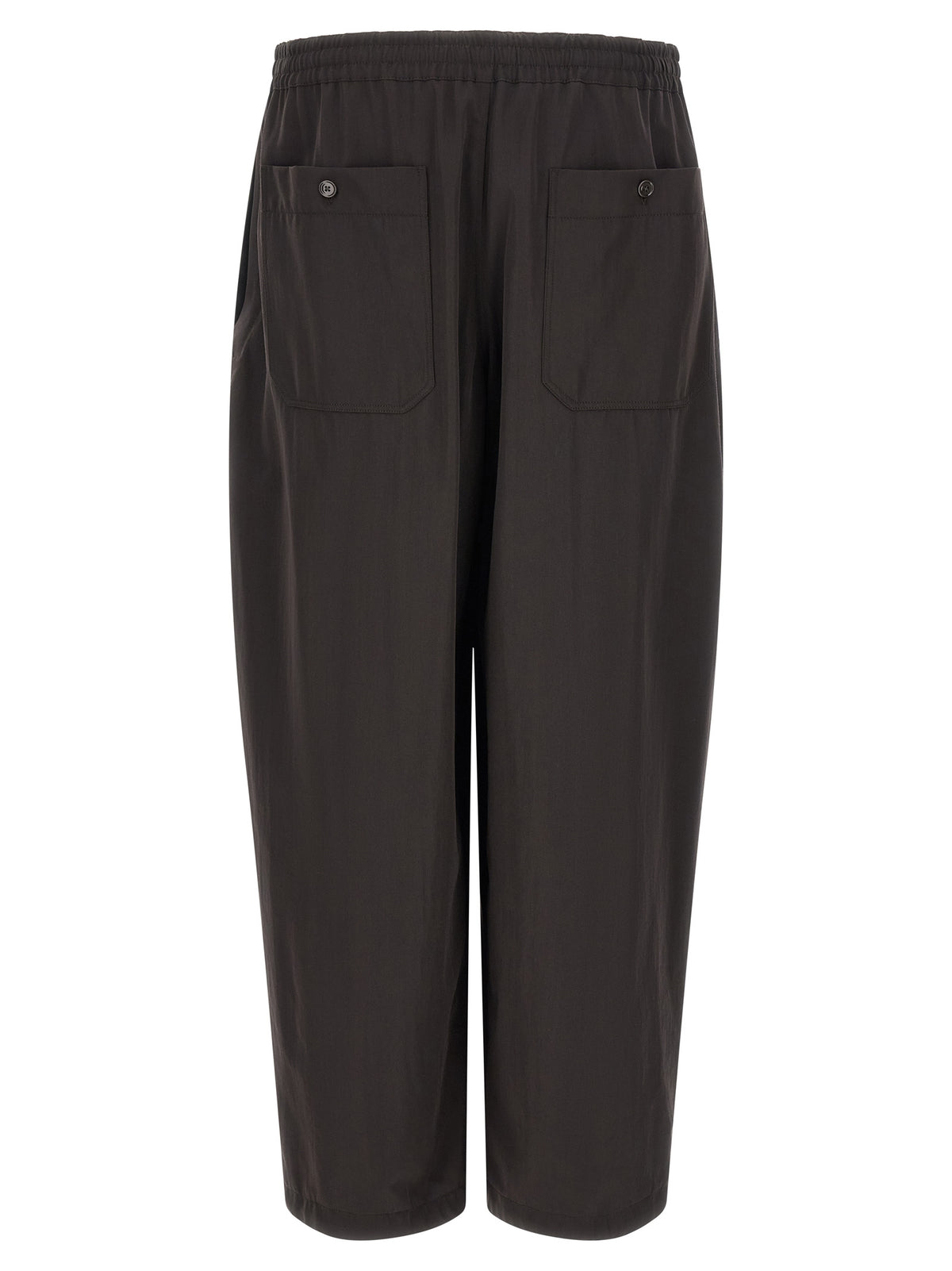 Lemaire Brown Wool Joggers for Elevated Sophistication
