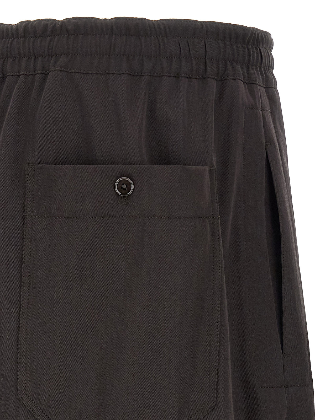 Lemaire Brown Wool Joggers for Elevated Everyday Sophistication