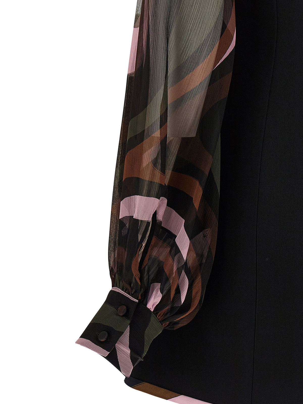 Emilio Pucci Black Viscose Short Dress - Timeless Luxury Elegance