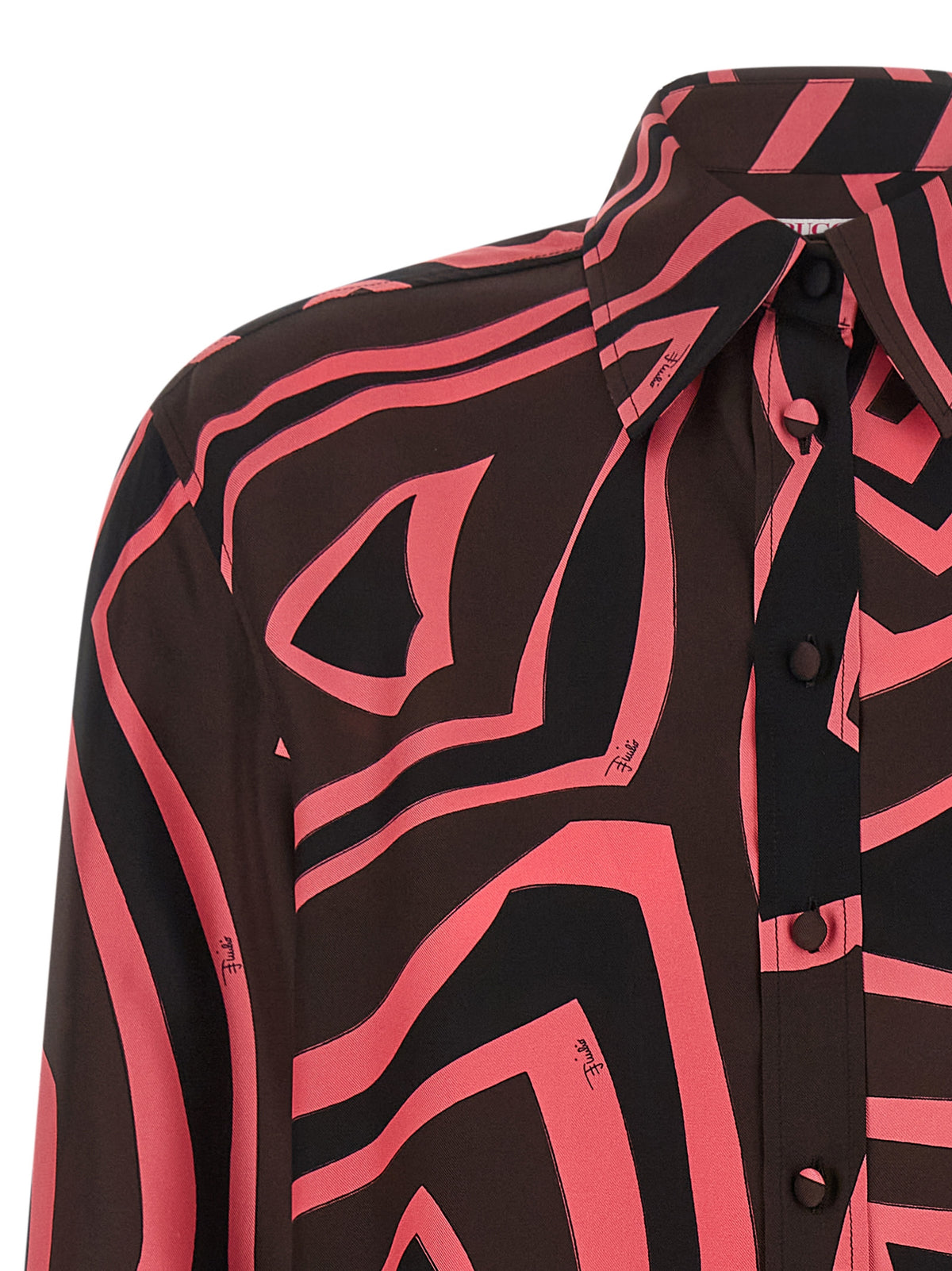 Emilio Pucci Multicolor Silk Blouse - Timeless Elegance in Luxury