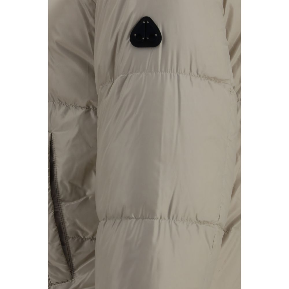 Moose Knuckles Beige Nylon Full-Length Jacket