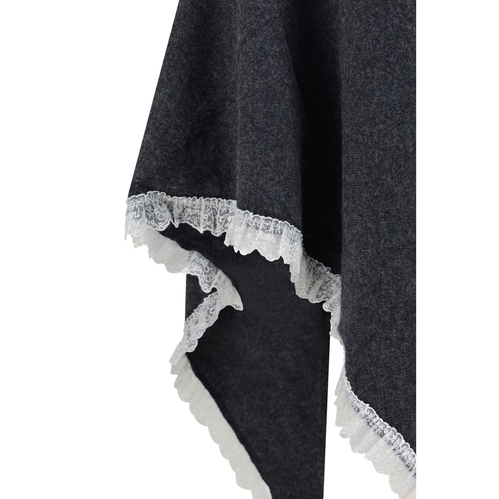 Ganni Gray Wool Oves Aries Scarf - Exquisite Luxury Accessory