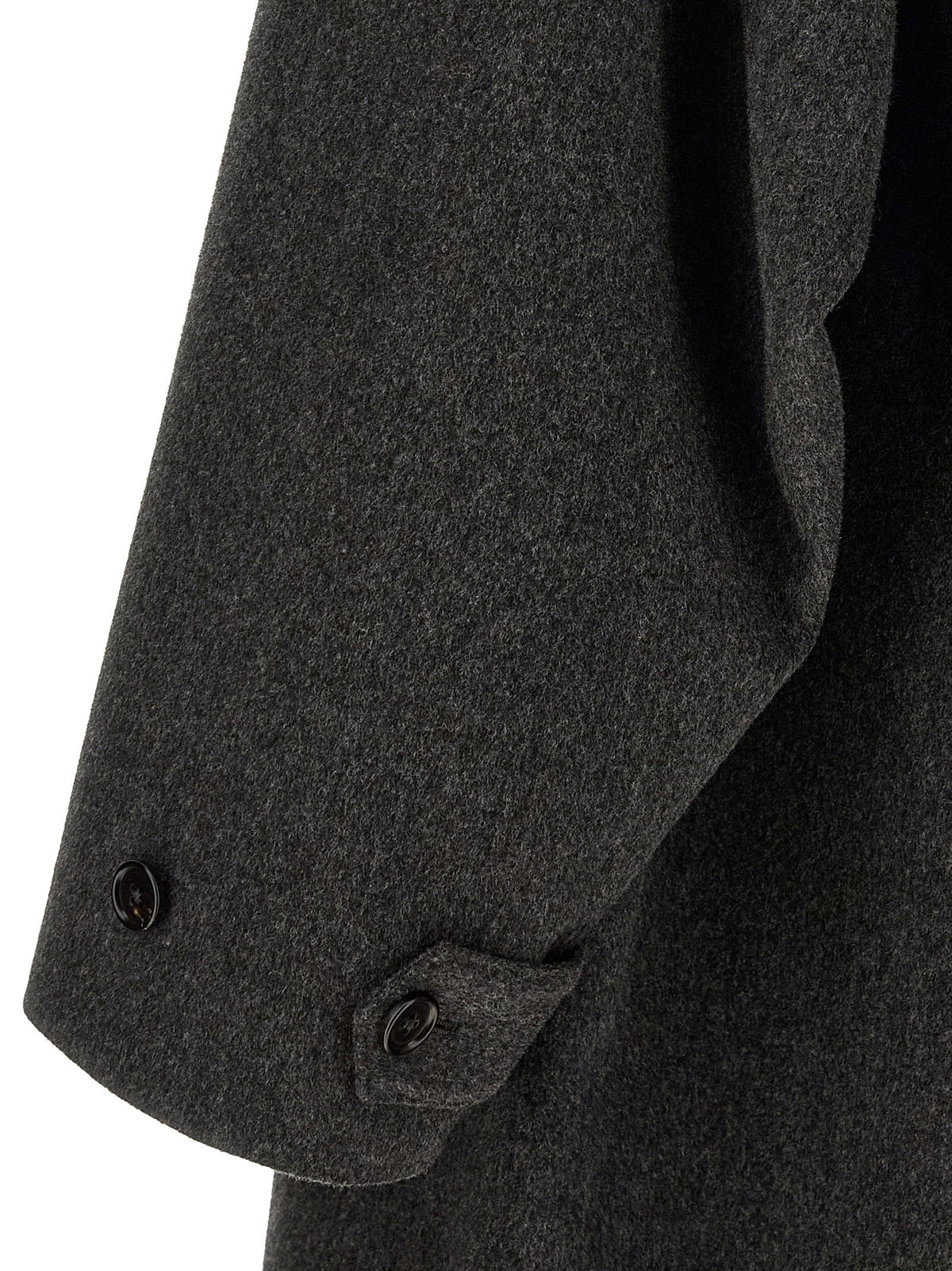 Jil Sander Gray Wool Coat - Timeless Elegance in Haute Couture