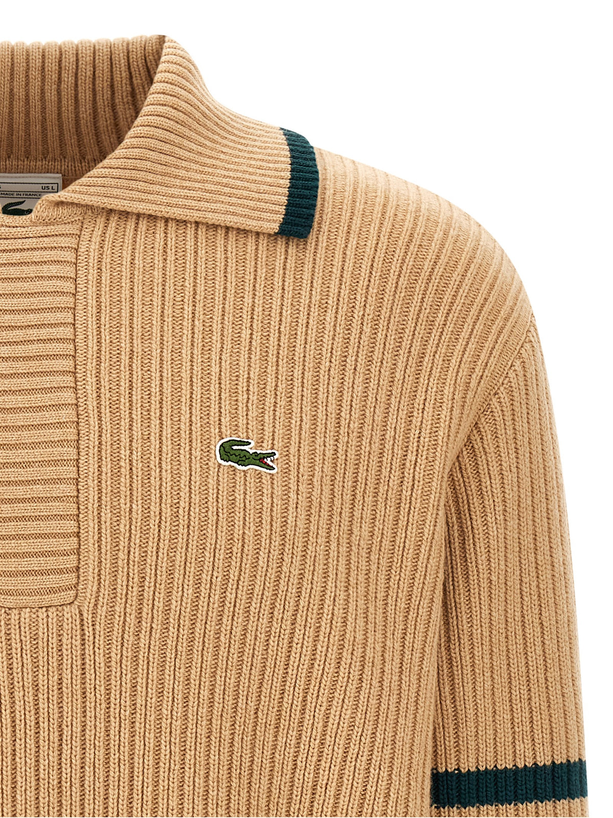 Lacoste Archive Edition Wool Cardigan - Timeless Luxury Redefined
