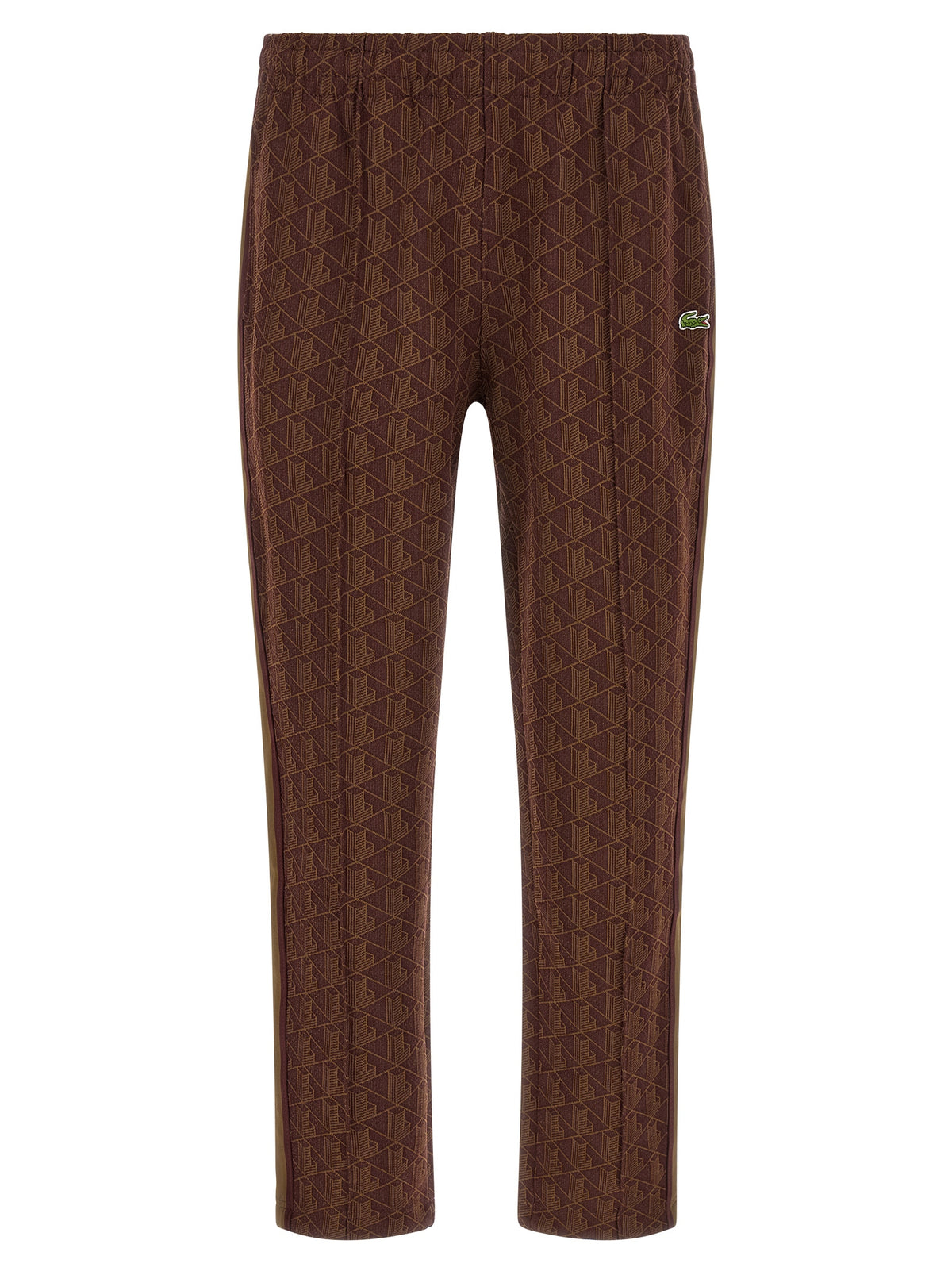 Lacoste Brown Polyester Joggers (Workout Pants)