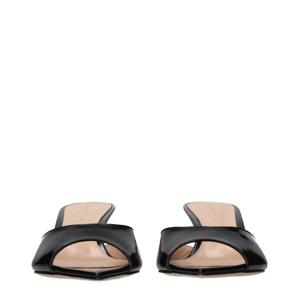 Gianvito Rossi Black Leather Platform Sandals for Timeless Elegance