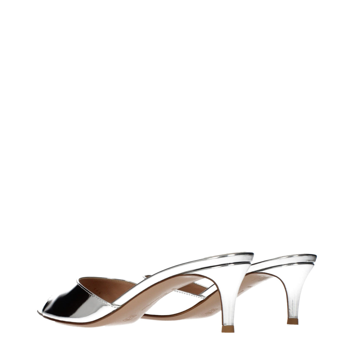 Gianvito Rossi Gray Leather Platform Sandals - Timeless Luxury