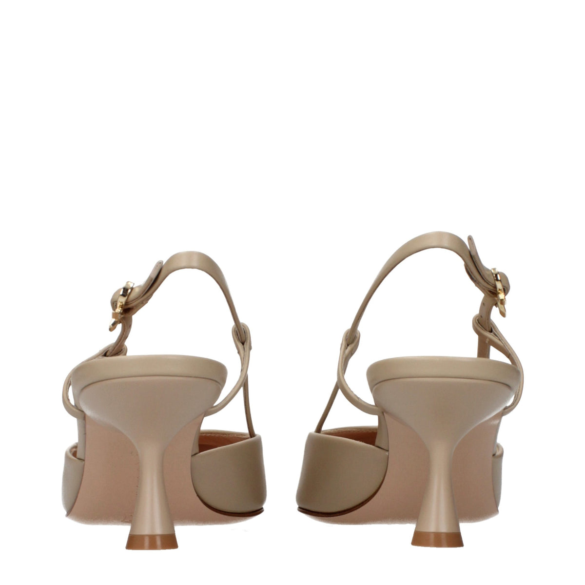 Gianvito Rossi Beige Leather High Heel Pumps - Timeless Elegance