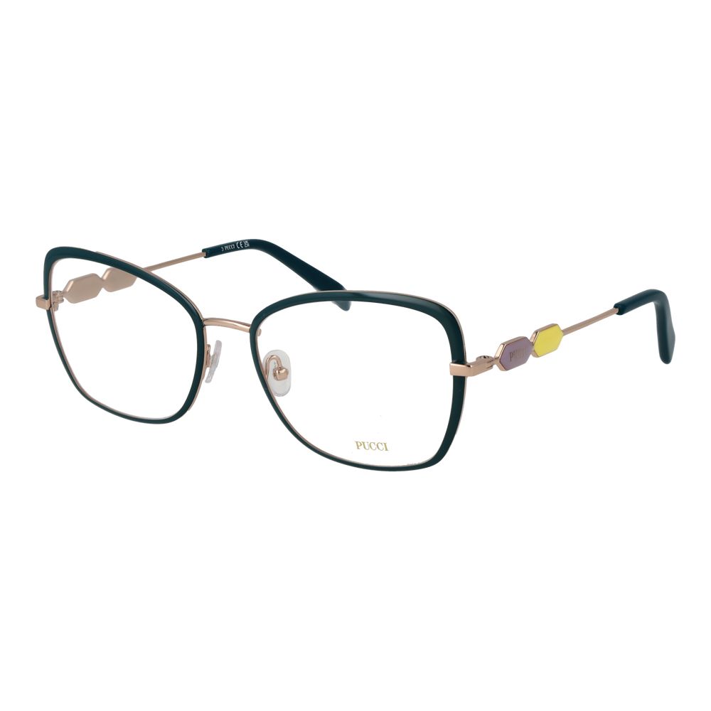 Emilio Pucci Turquoise Cat Eye Glasses - Timeless Elegance