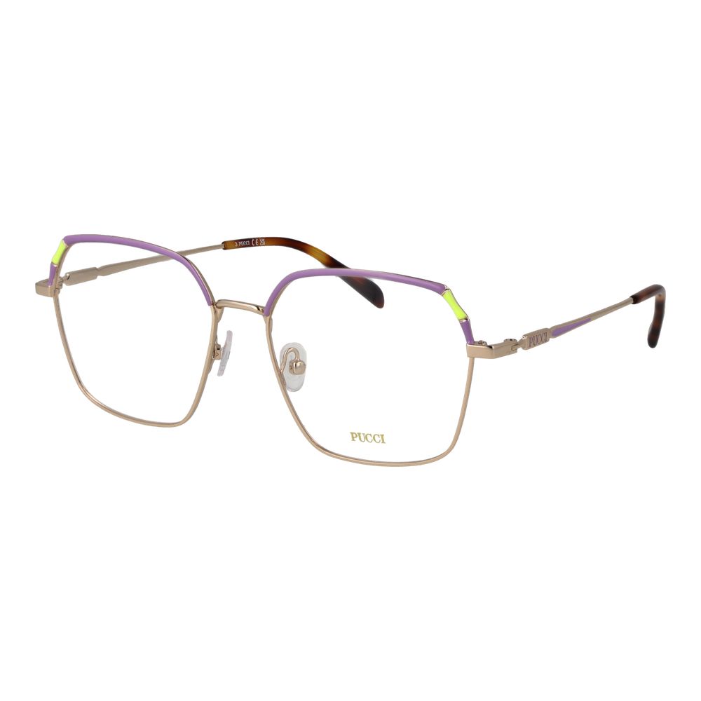 Emilio Pucci Rose Gold Metal Glasses - Timeless Luxury Elegance