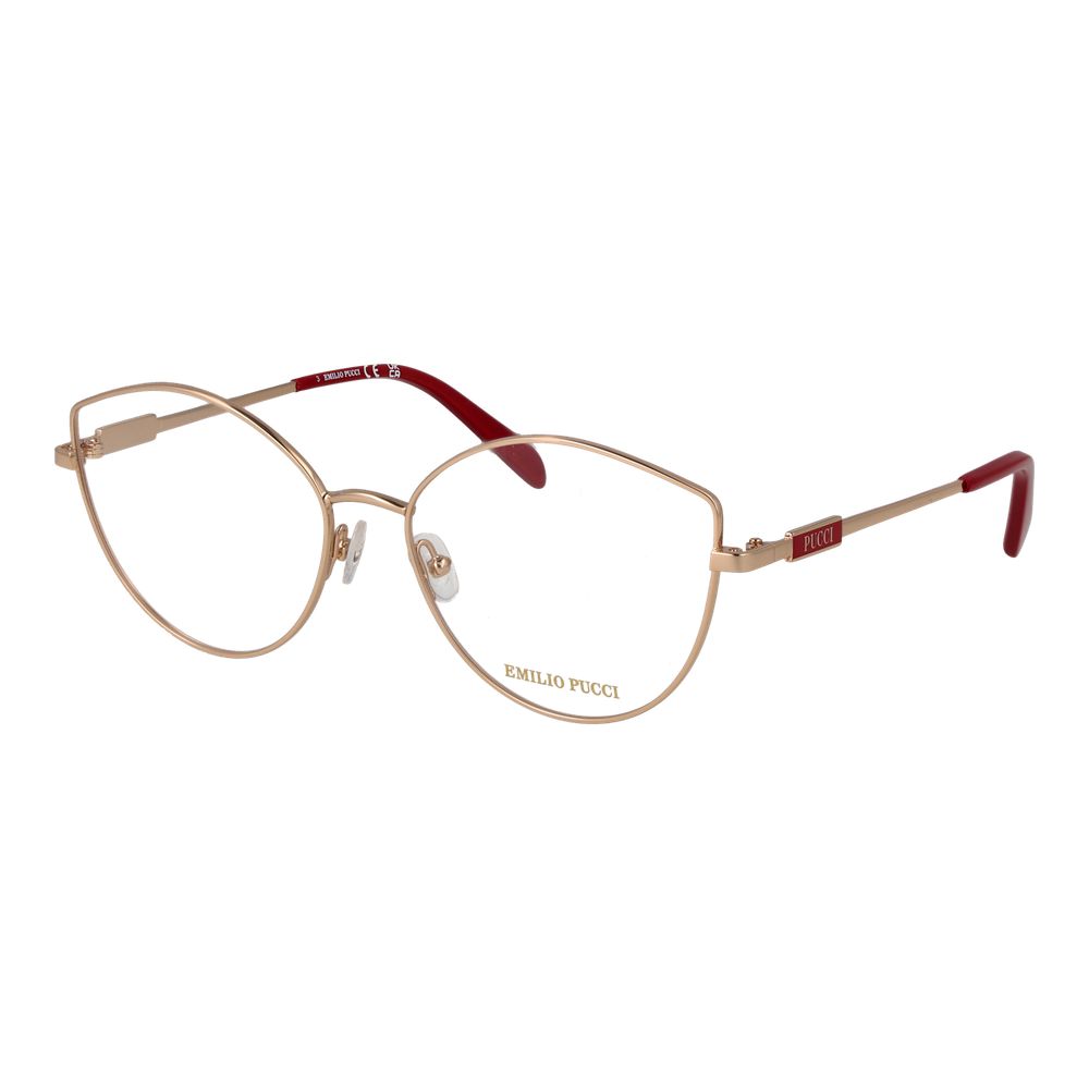 Emilio Pucci Gold Cat Eye Glasses - Timeless Luxury Frames