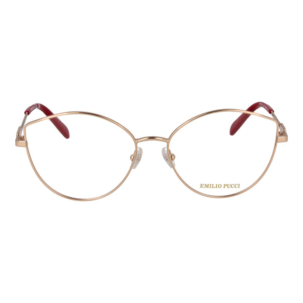 Emilio Pucci Gold Cat Eye Glasses - Timeless Luxury Frames
