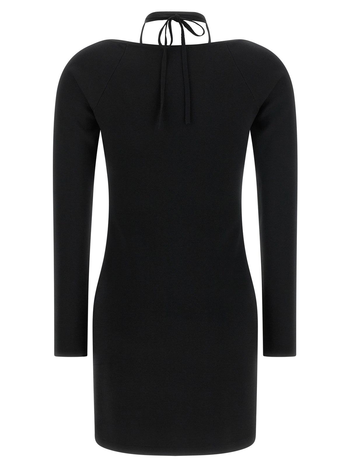 Elisabetta Franchi Black Viscose Short Dress - Timeless Luxury